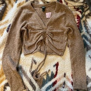 Wild fable crop top sweater size large